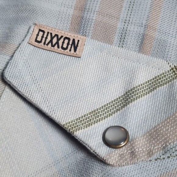 Dixxon Flannel Shirt Mens XL Blue Plaid The Malibu Snap Front Western - Picture 3 of 10